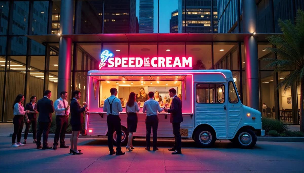 Speed Ice Cream Truck: The Perfect Treat for Corporate Parties