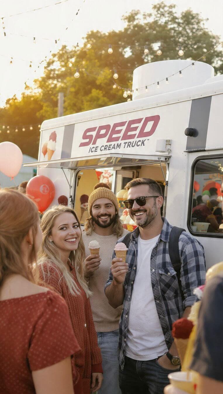 Happy Kids with Ice Cream