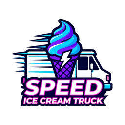 Speed Ice Cream Truck Logo
