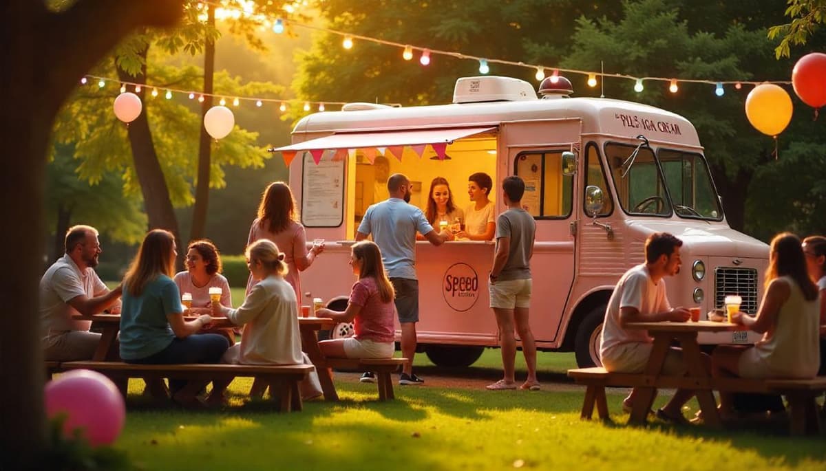 Speed Ice Cream Truck Sweet Treats for Reunions in MA, RI, and NH