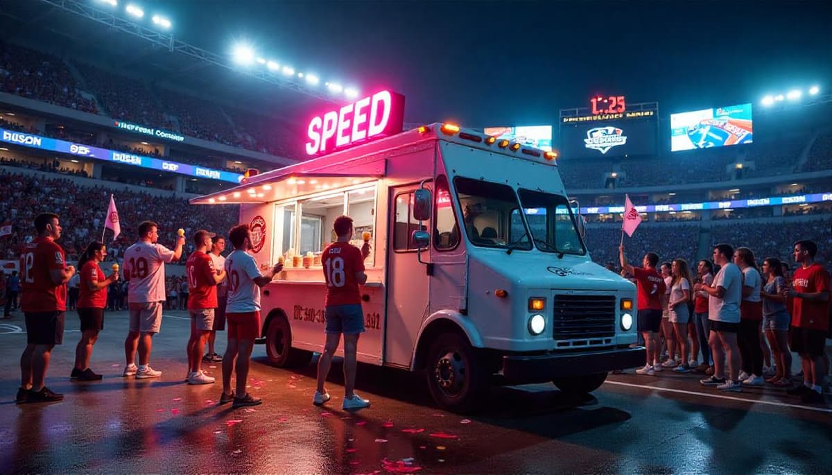 Speed Ice Cream Truck: Refreshment for Sporting Events Cool down and enjoy sweet treats at your events in MA, RI, and NH!