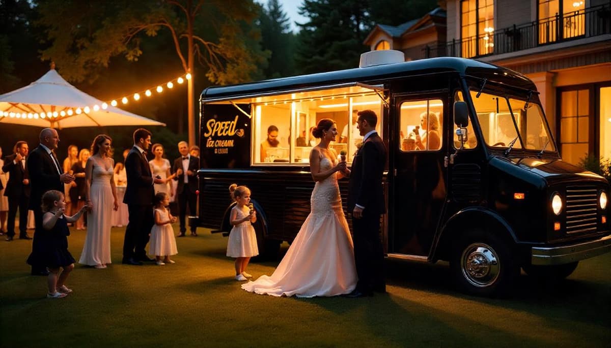 Speed Ice Cream Truck: Sweet Treats for Your Wedding Reception